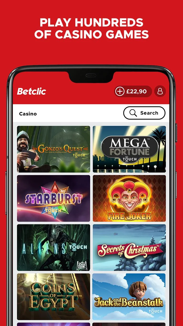betclic casino mobile